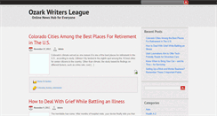 Desktop Screenshot of ozarkswritersleague.org
