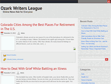 Tablet Screenshot of ozarkswritersleague.org